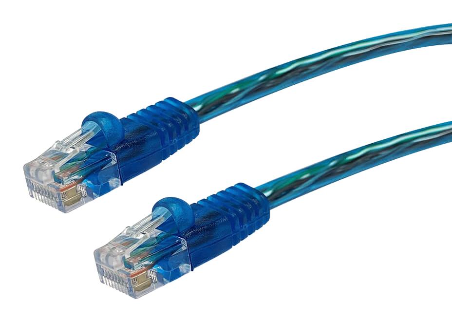 Videk 2965-0.3Im Patch Lead, Cat5E Imac Blue, 0.3M