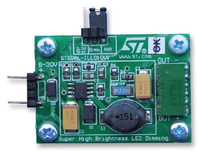 STMicroelectronics Steval-Ill010V1 L6902, Led Dimming Drvr, Eval Board