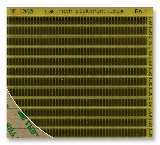 Roth Elektronik Re1030 Contact Strips, Self-Adhes, 1.00mm
