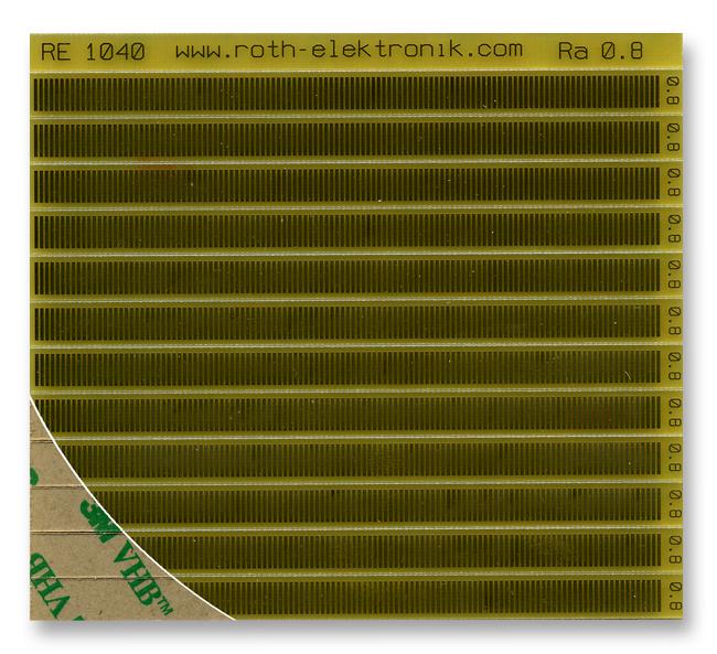 Roth Elektronik Re1040 Contact Strips, Self-Adhes, 0.80mm