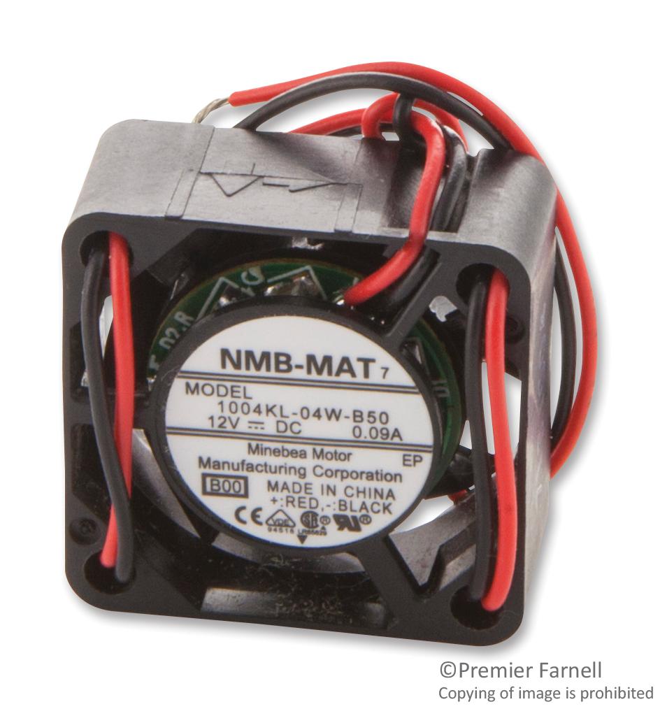 1004KL-04W-B50-B00 Nmb Technologies, DC Axial Fan, 12 V, Square | Farnell