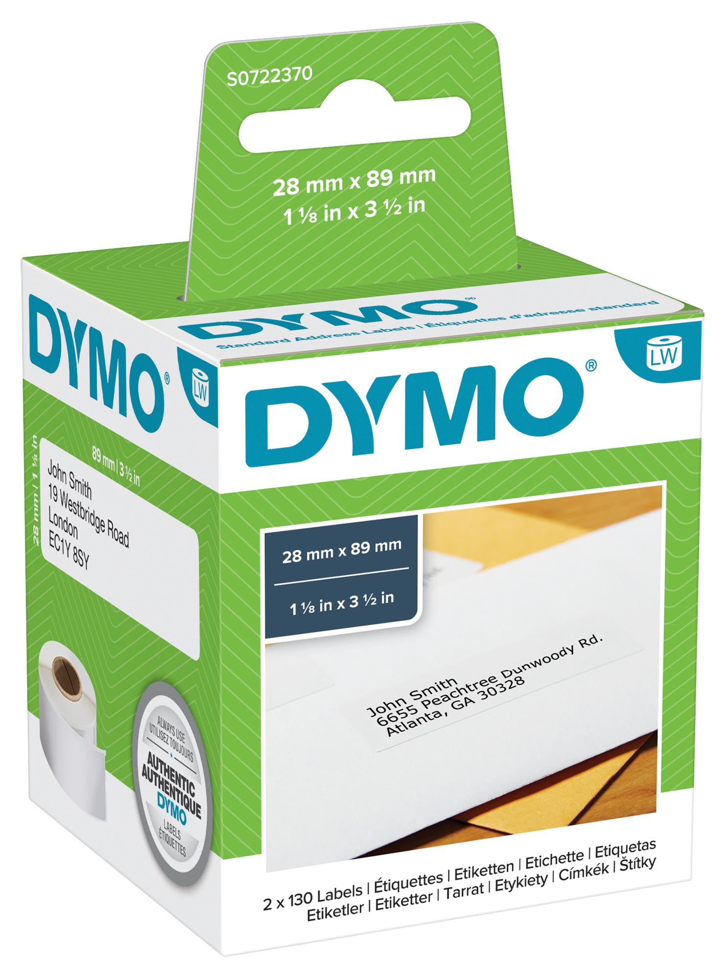 Dymo 99010 Label, St Address, 28X89mm