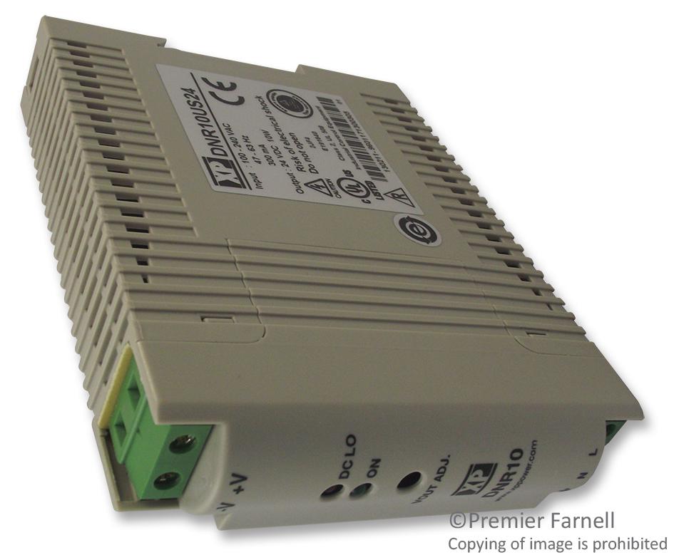 XP Power Dnr10Us24 Psu, Din Rail 10W 24V