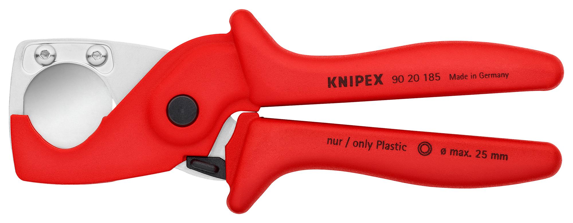 Knipex 90 20 185 Cutter, Flex Hoses + Conduit Pipes