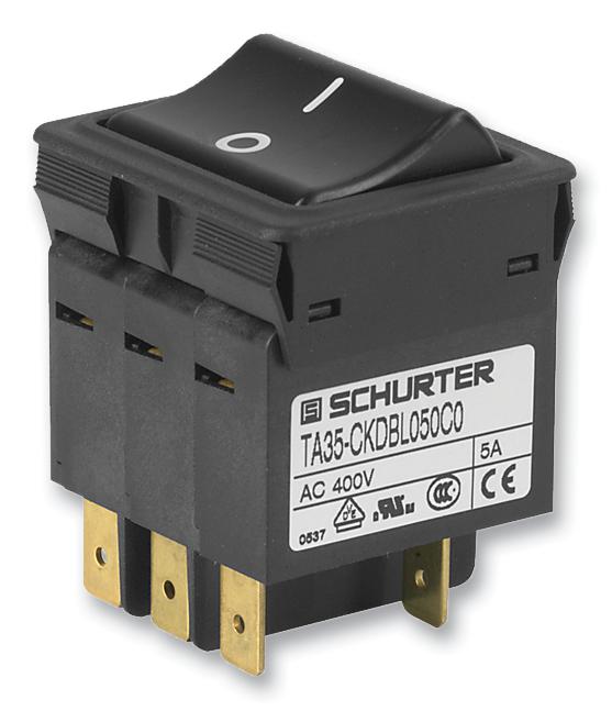 SCHURTER Ta35-Ckdwf100C0 Circuit Breaker, 3P, 10A