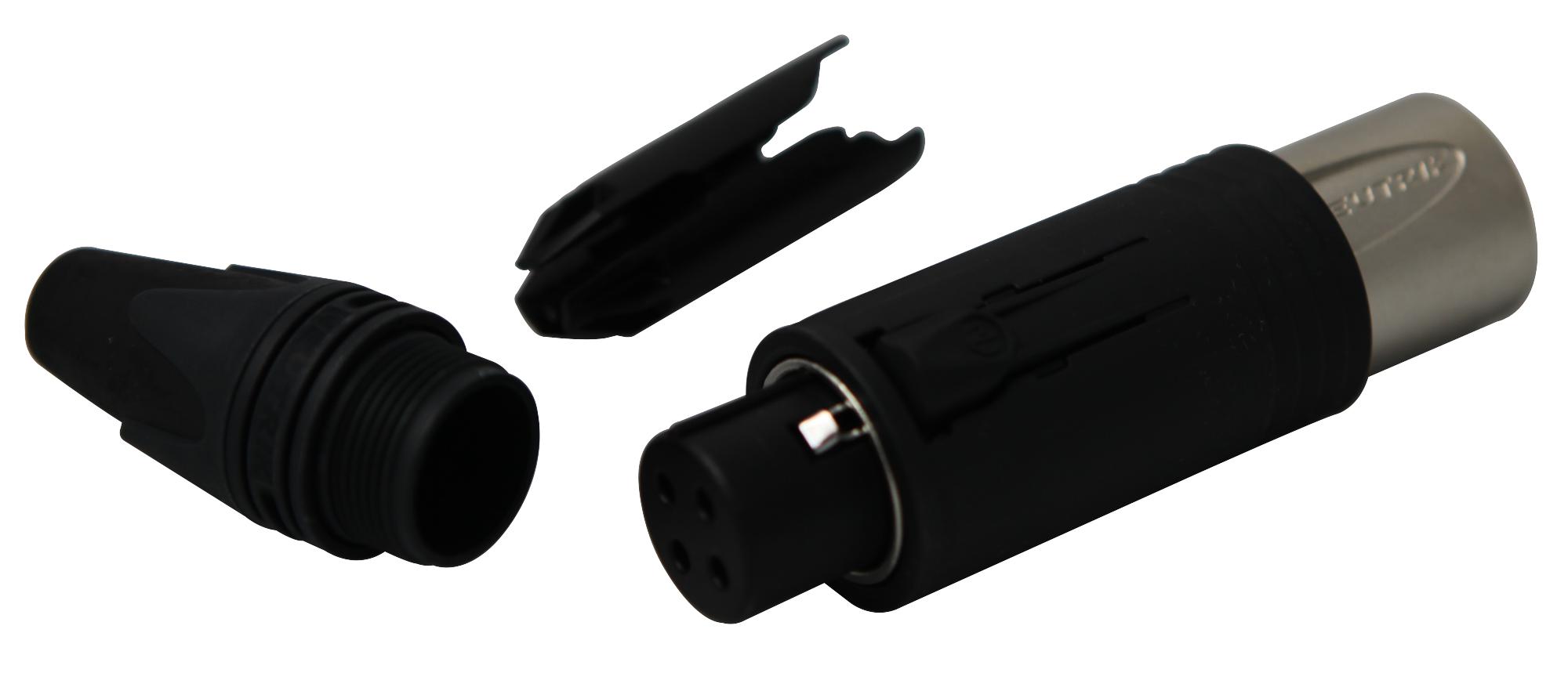 Neutrik Nc3Fm-C Connector, Plug, Xlr Unisex 3-Pole