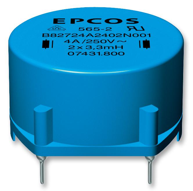 EPCOS B82724A2501N001 Choke, Ring Core, Double, 82Mh, 0.5A