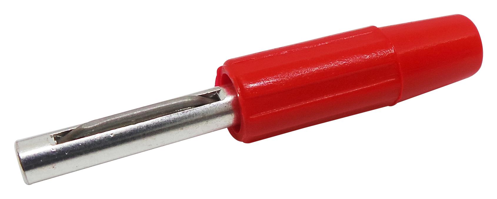 Deltron Components 550-0500-01 Banana Plug, 4mm, Solder, Red, 10A