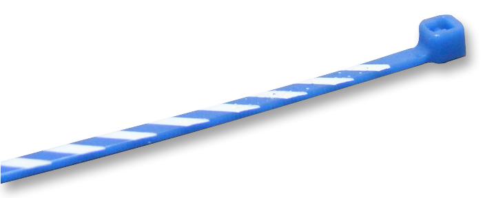 Panduit Plt1M-L6-10 Cable Tie, Blue/white, 102mm, Pk50