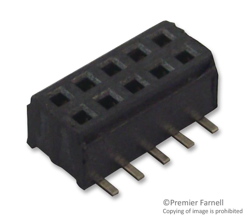 Samtec Clm-105-02-L-D Receptacle, 1mm, Smd, 10Way