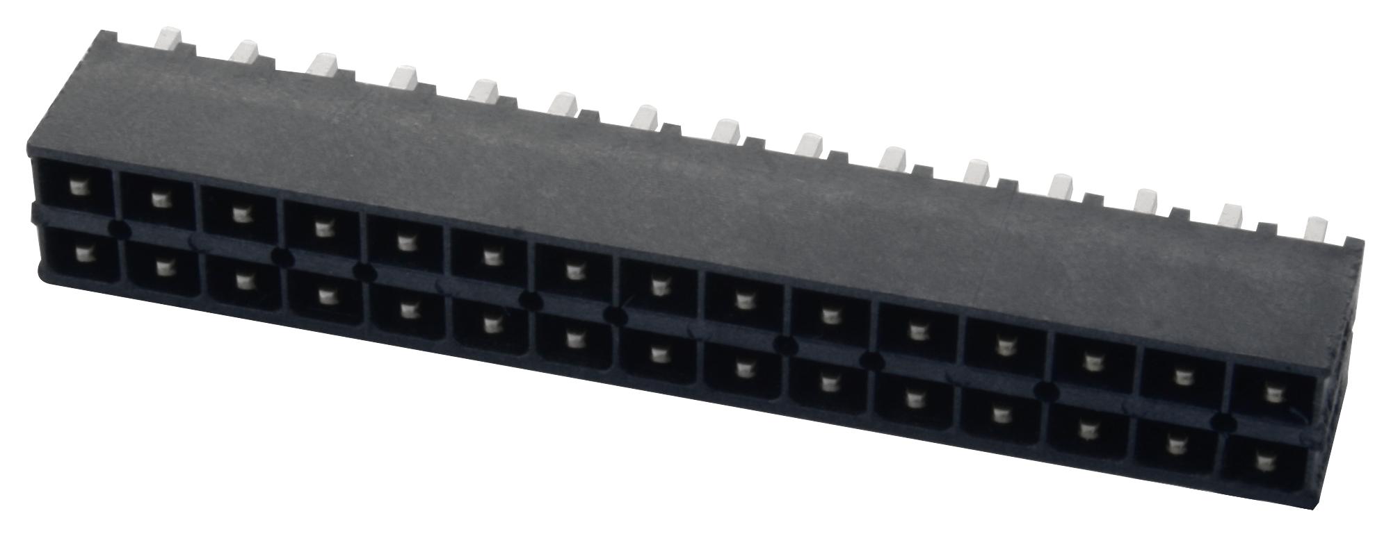 Samtec Ipt1-115-01-S-D Header, 2.54mm, 30Way