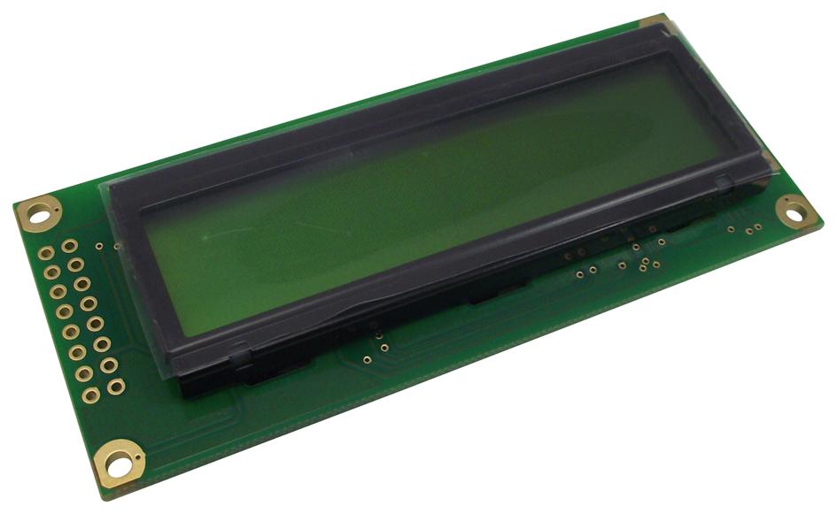 Powertip Pc1602Aru-Hwb-G-Q Lcd Module, 16X2, Reflective