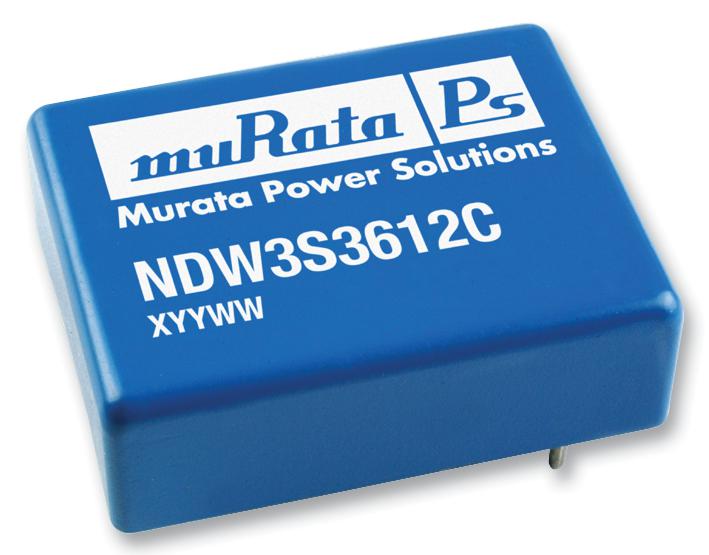 Murata Power Solutions Ndw3S3612C Converter, Dc/dc, Sil, 3W, 12V