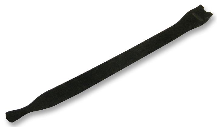 HellermannTyton 130-00013 Loop Tie, Black, 200X12.5mm, Pk10