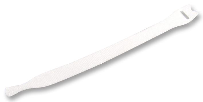 HellermannTyton 130-00021 Loop Tie, White, 200X12.5mm, Pk10