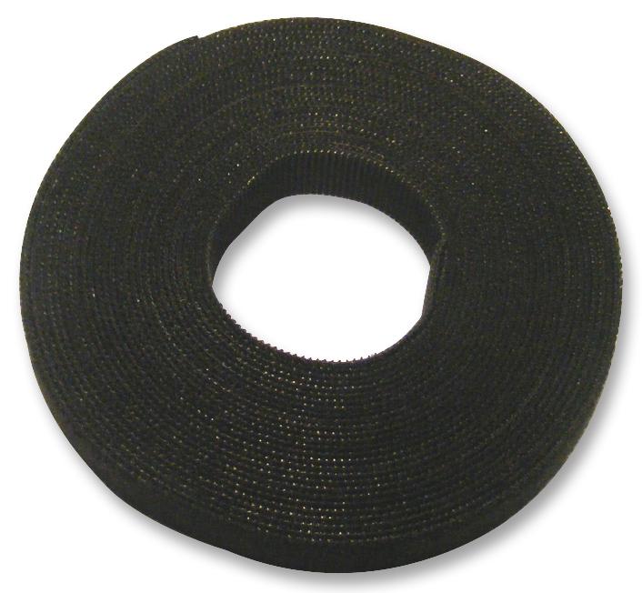 HellermannTyton 130-00020 Loop Tie, Black, 5Mx12.5mm, Pk5