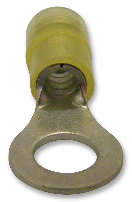 Multicomp Pro Rnyd5-8 Crimp Terminal, Ring, Yellow, Pk100