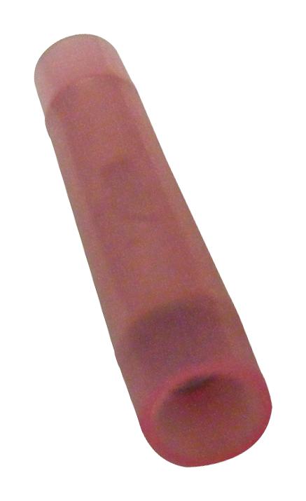 Multicomp Pro Wbny1 Butt Splice, Tubular, Red, Pk100