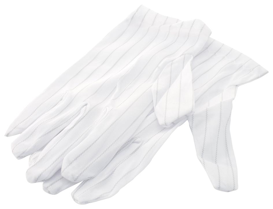 Multicomp Pro 109-0016 Esd Striped Glove Pu Palm, M, Pair