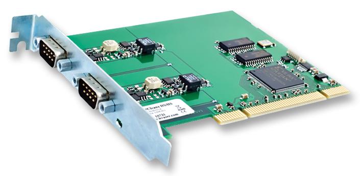 Kvaser 00331-6 Interface Board, Can / Pci, 2 Ch