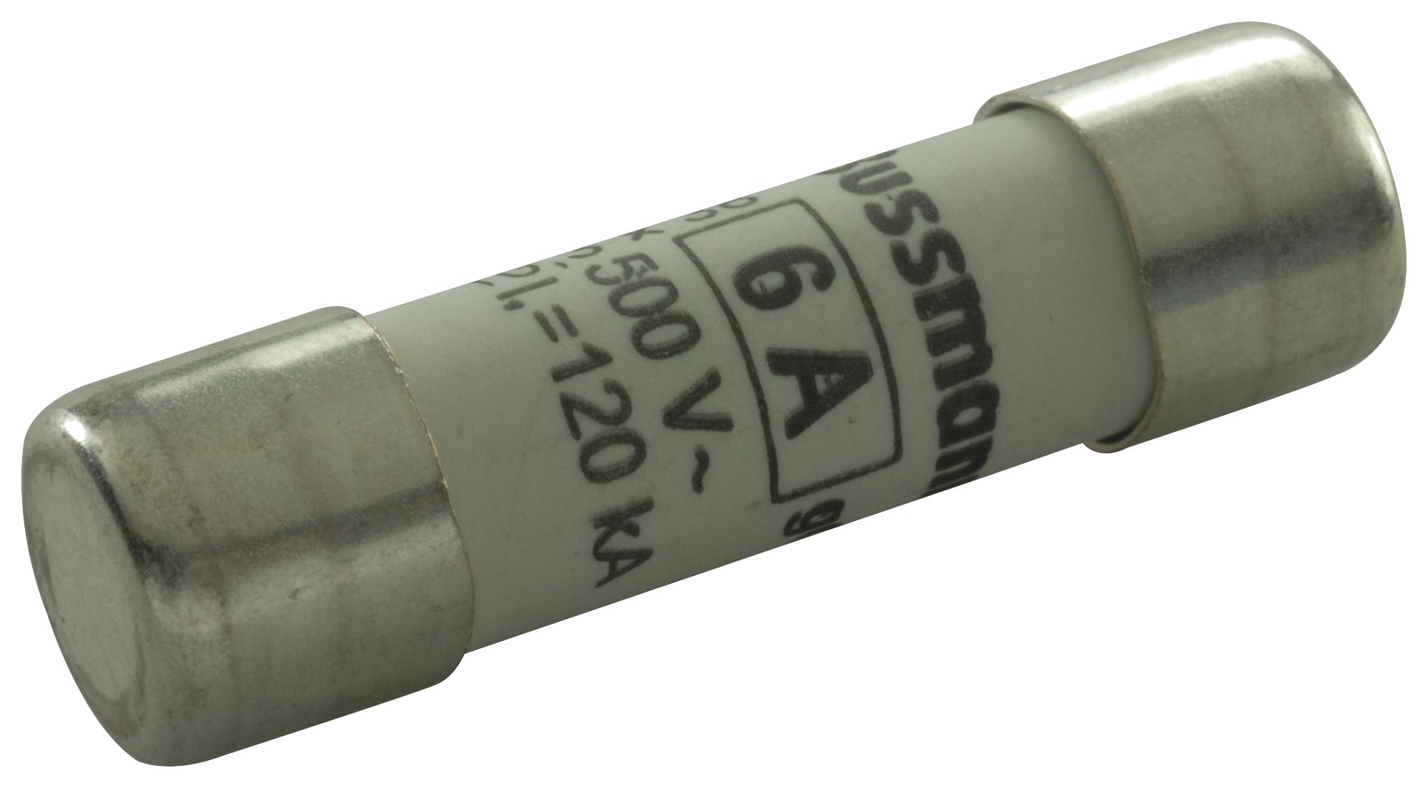 Eaton Bussmann C10G6 Fuse, 6A, 10X38, 500V