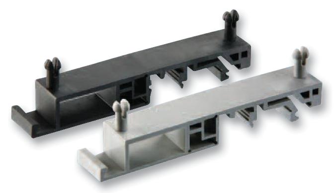 Bulgin Be123456 Feet, Din Rail Mounting, Grey