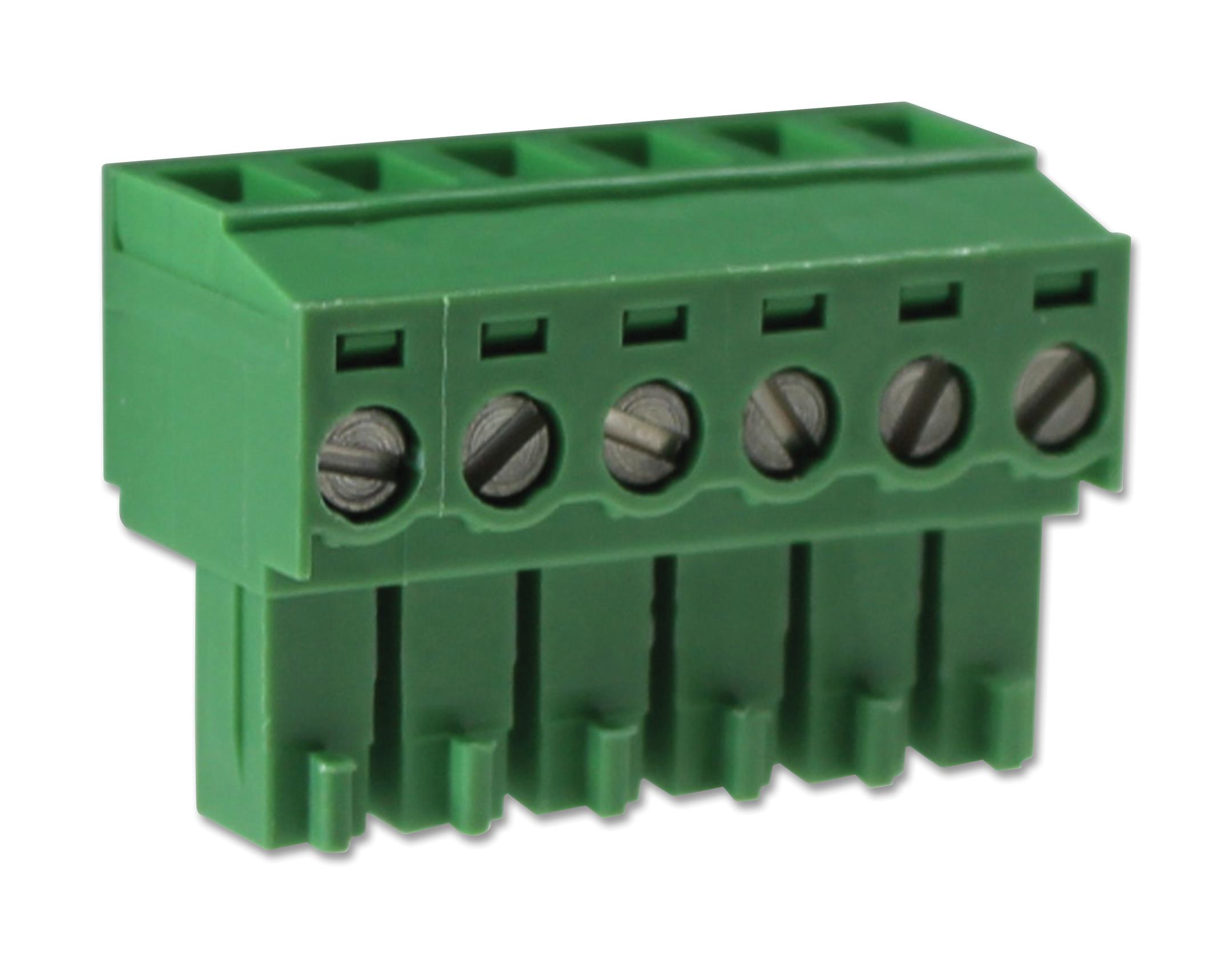 CamdenBoss Ctb92He/6 Terminal Block, Pluggable, 6Pos, 16Awg