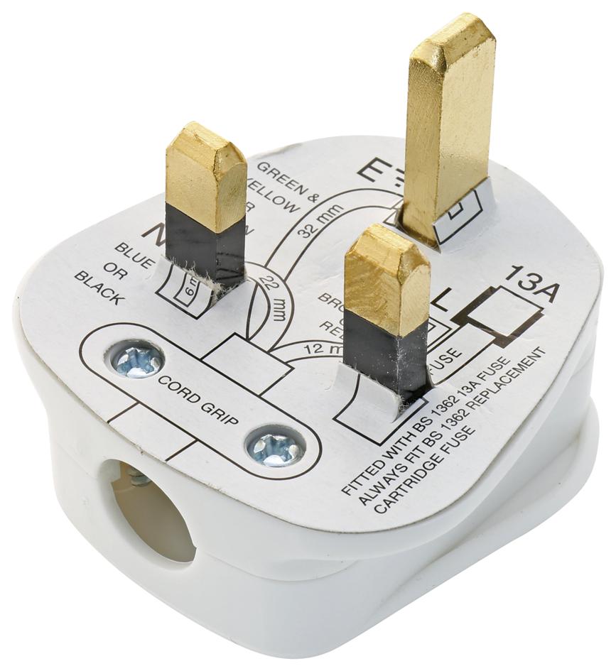 Pro Elec 9518 Box Of 20 Plug, Uk, 13A, Pk20