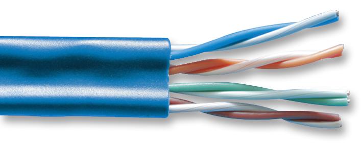 Belden 7989R 0131000 Cable, Cat6, Utp, Blue, 304.8M