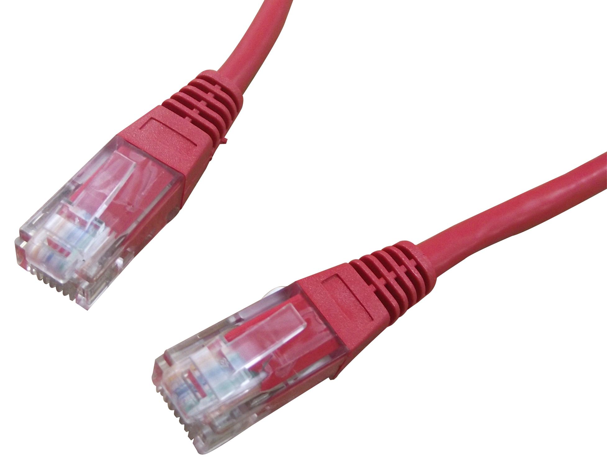 Pro Signal Ps11040 Patch Lead, Cat 5E, 0.5M Red