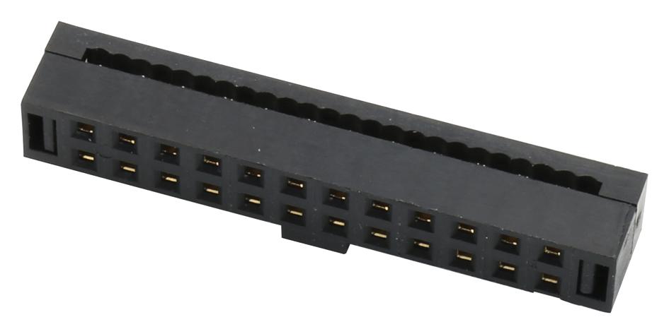 Samtec Tcsd-12-01-N Idc Connector, Rcpt, 24Pos, 2Row, 2mm