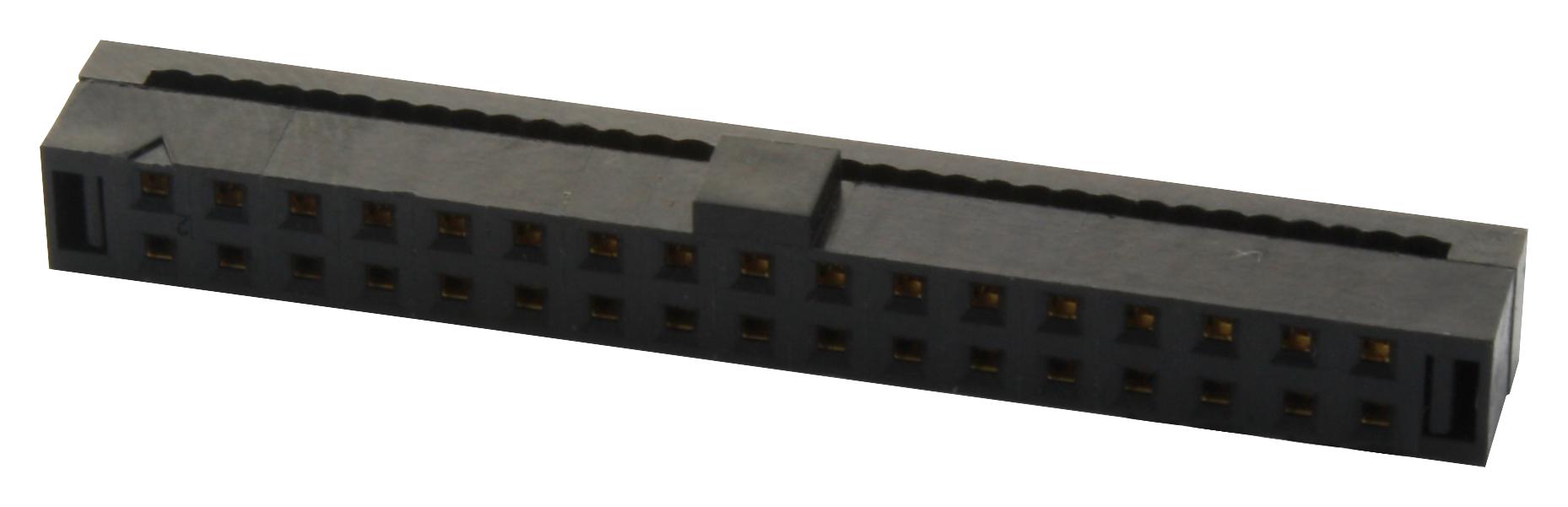 Samtec Tcsd-17-01-N Idc Connector, Rcpt, 34Pos, 2Row, 2mm