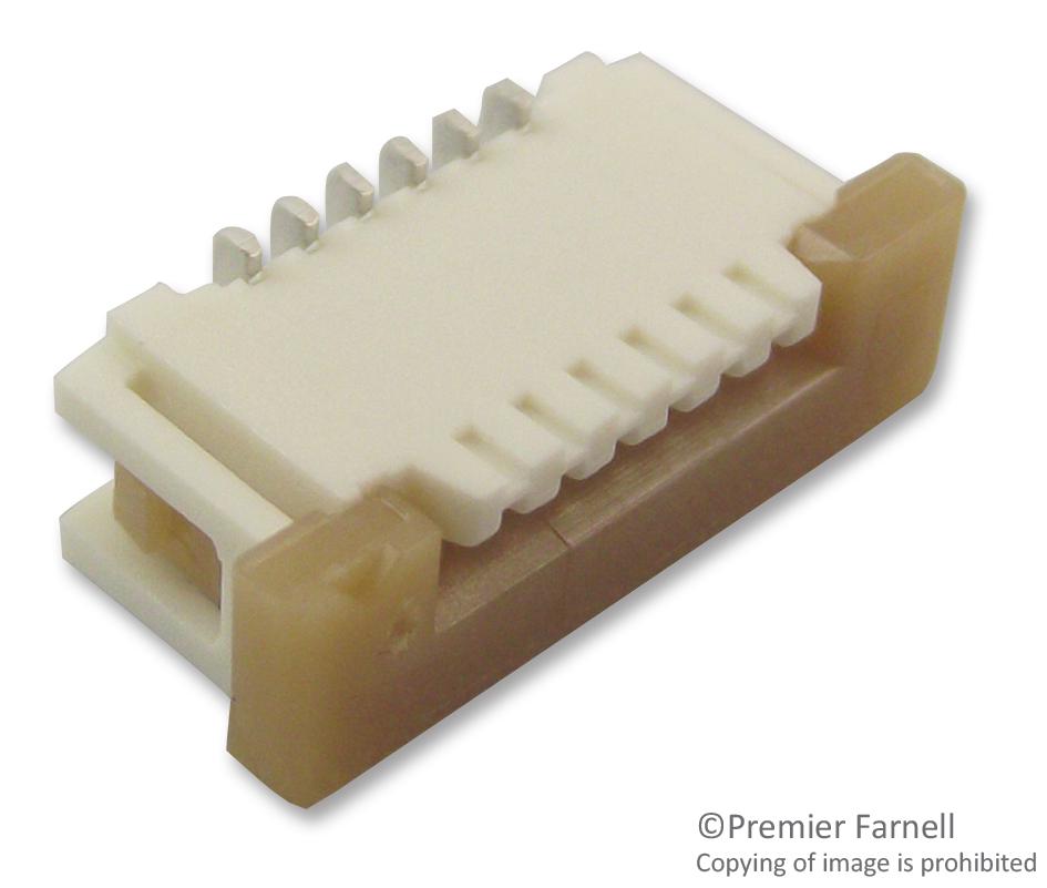 Molex 52610-0672 Connector, Ffc/fpc, 6Pos, 1Row, 1mm