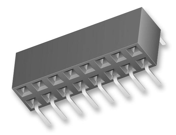 Samtec Bcs-108-L-D-He . Connector, Rcpt, 16Pos, 2Row, 2.54mm