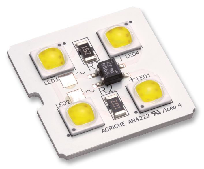 Seoul Semiconductor An4212 Acriche 4W Sq. Mod. 110V, W. Wht, No Bin