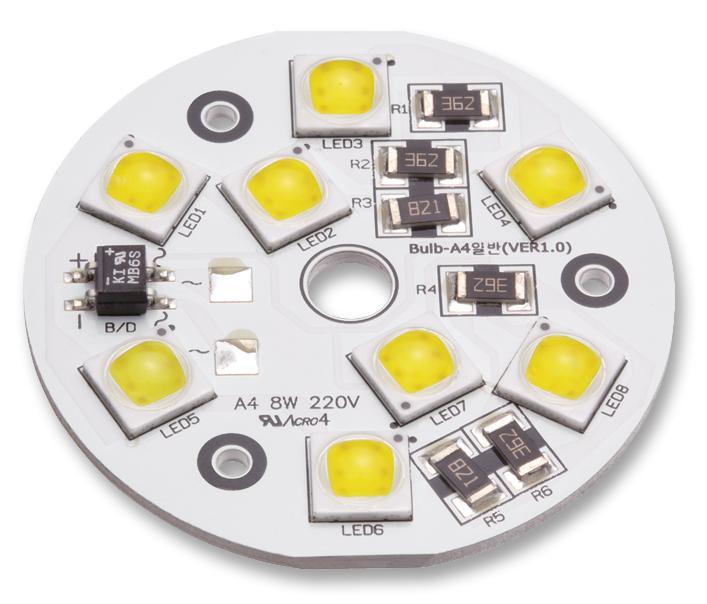 Seoul Semiconductor An4214 Acriche 8W Bulb Mod 110V, W. Wht, No Bin