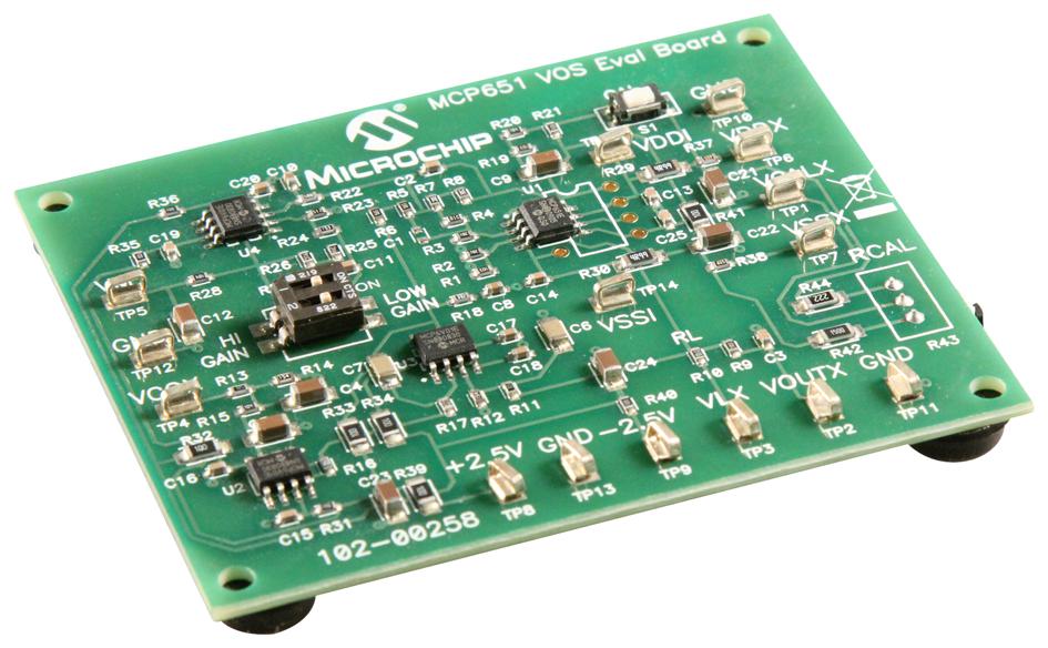 Microchip Technology Technology Mcp651Ev-Vos Input Offset, Evaluation Board