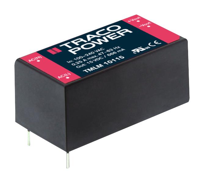 TRACO Power Tmlm 04105 Psu, Pcb Mount, 4W, 5V, 0.8A