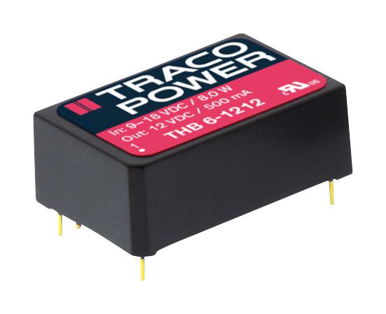 TRACO Power Thb 6-2423 Dc-Dc Converter, Medical, 2 O/p, 6W