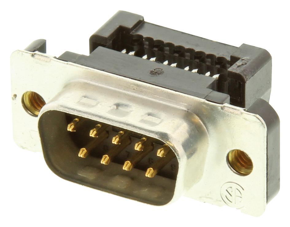 Amp Connectors / Te Connectivity 1658608-4 Plug, D Sub, 9Way