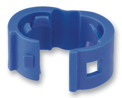 Panduit Pcbandbu-Q Cable Clip, Patch Cord, Blue, Pk25