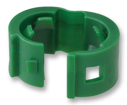 Panduit Pcbandgr-Q Cable Clip, Patch Cord, Green, Pk25