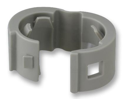 Panduit Pcbandig-Q Cable Clip, Patch Cord, Grey, Pk25