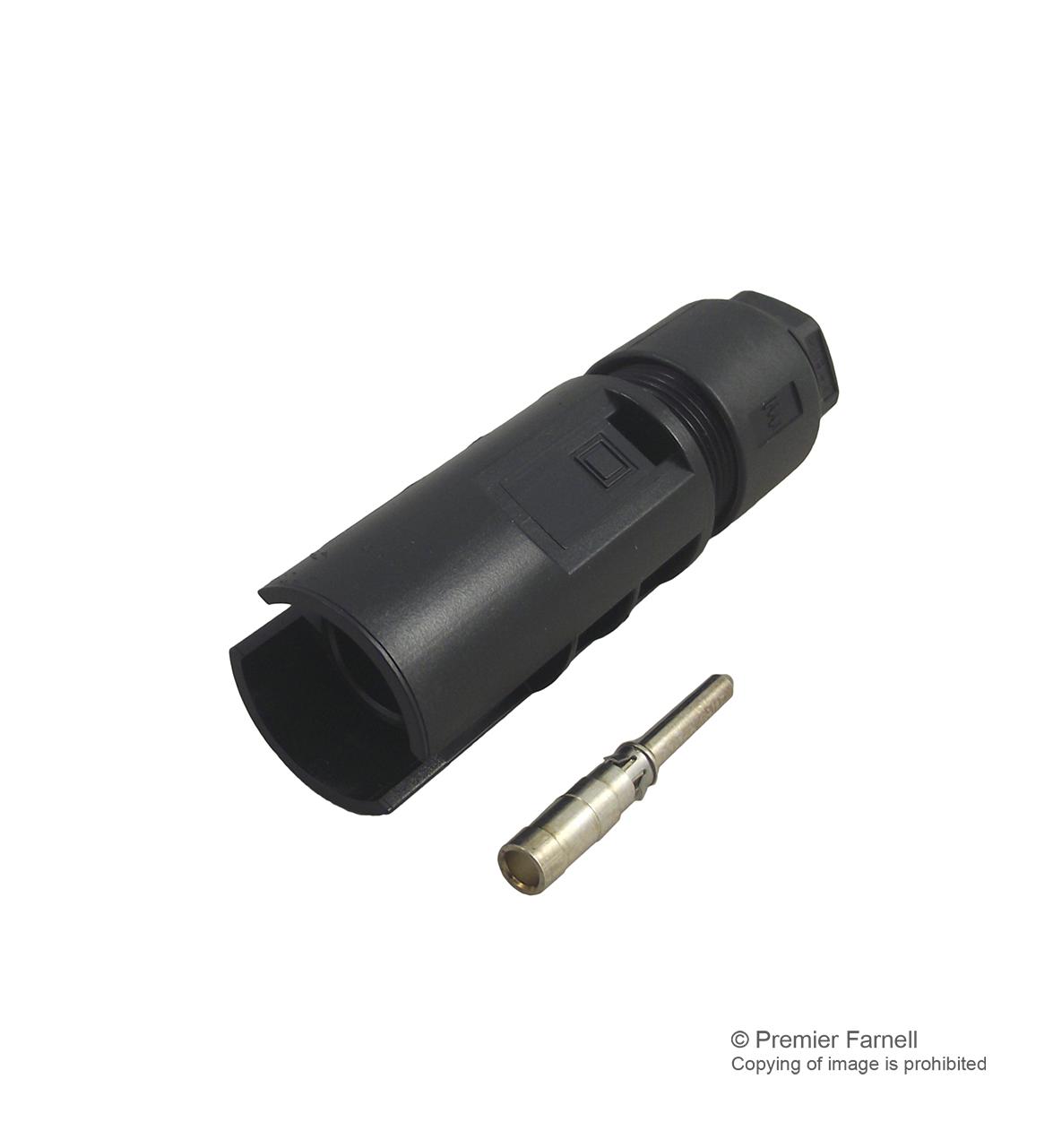 Amp Connectors / Te Connectivity 6-1394461-2 Plug, Solarlok, 4mm, Neutral