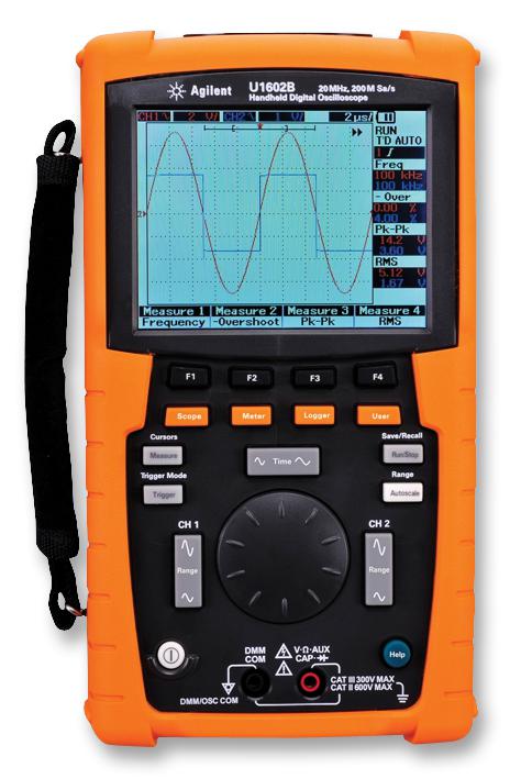 Keysight Technologies U1602B-001 Oscilloscope, Handheld, Usb