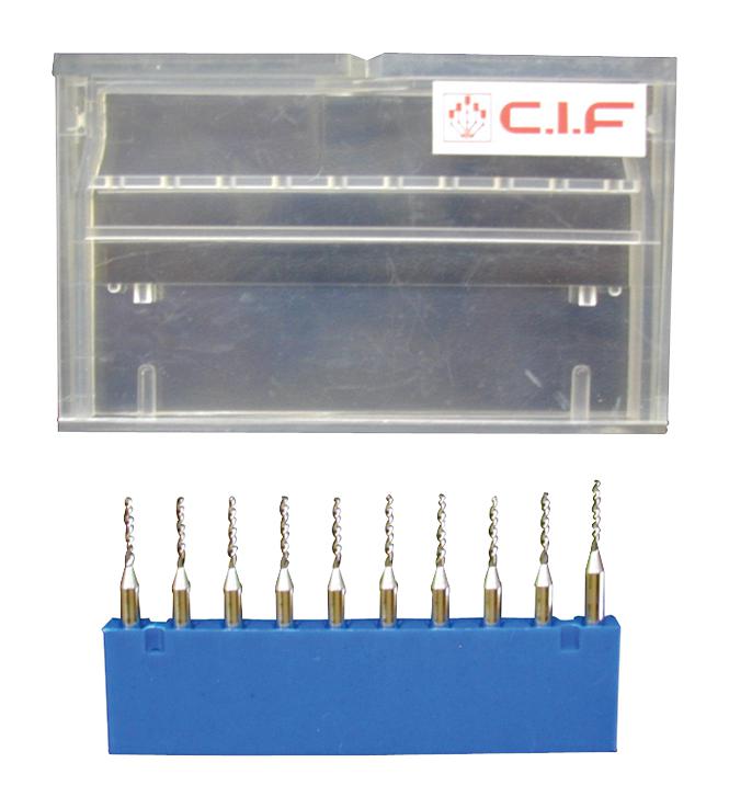 Cif Du85.10 Drill, Carbide, Ã 2.5mm, 10Pcs