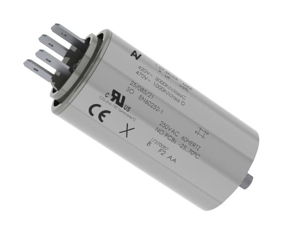 KEMET C274Ac35400Aa0J M R Capacitor, 40Uf, 470V, Can