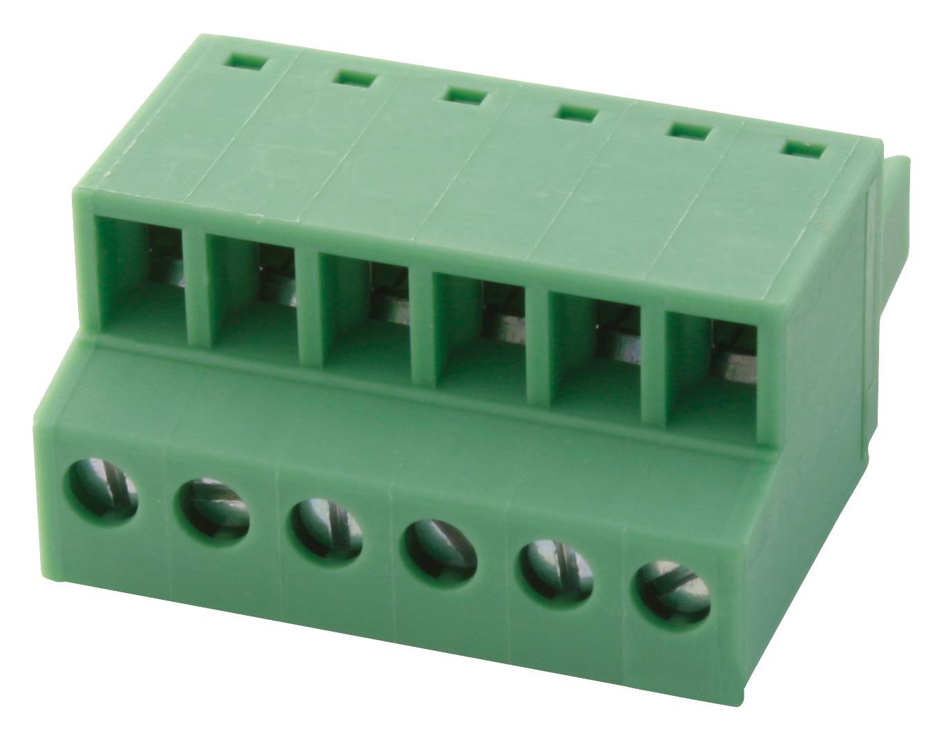 Phoenix Contact 1850709 Terminal Block, Pluggable, 6Pos, 16Awg