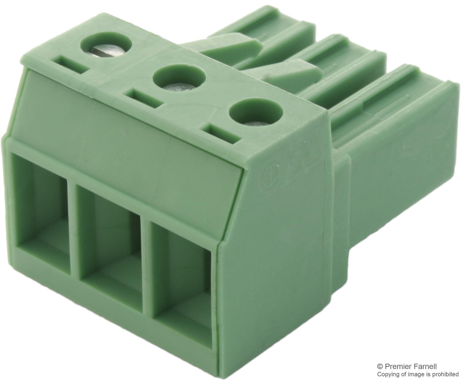 Phoenix Contact 1804917 Terminal Block, Pluggable, 3Pos, 10Awg