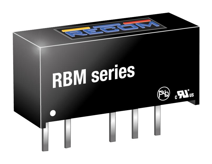 RECOM Power Rbm-0505D Dc-Dc Converter, Medical, 2 O/p, 1W